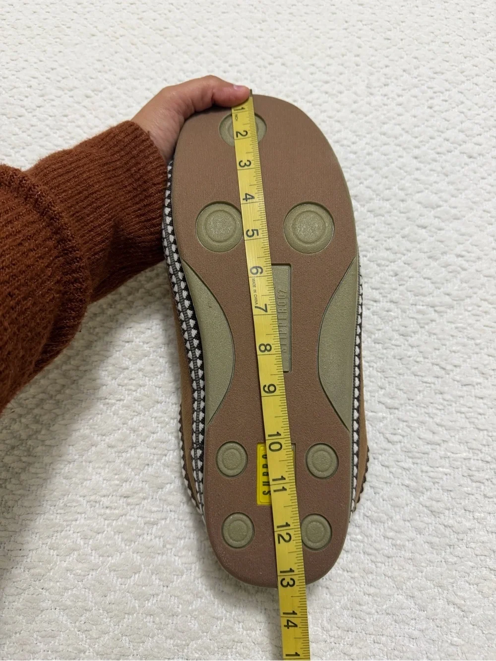 Deer Stags Mens Wherever Microsuede Slipper Chestnut 15 Wide NWT